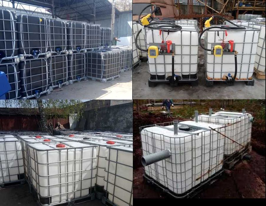 Еврокуб куб колба бочка емкость 1000л НОВЫЙ мини заправка