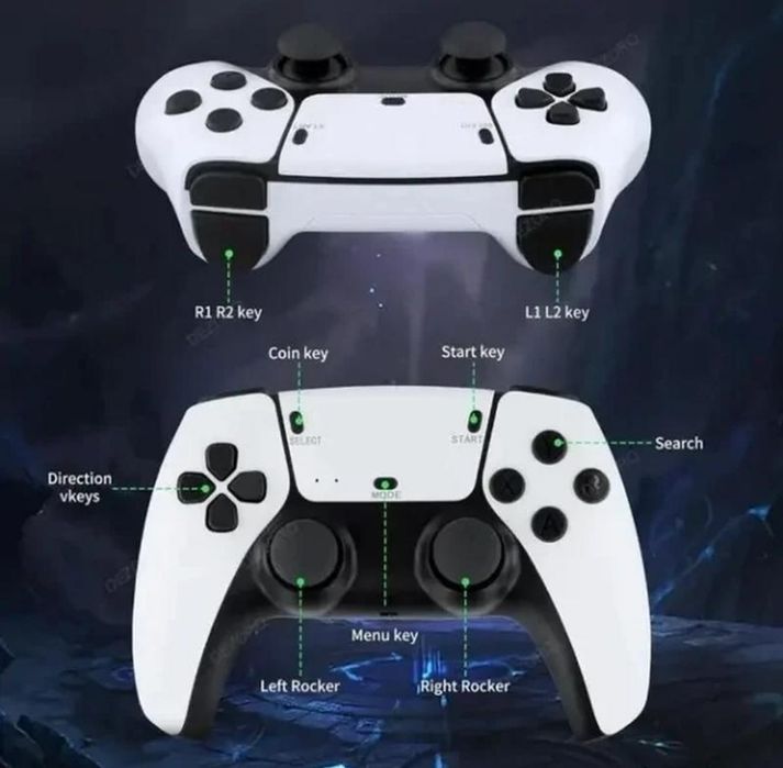 Ігрова консоль M15 Game Stick 64Gb 4K HDMI + 2 бездротові джойстика