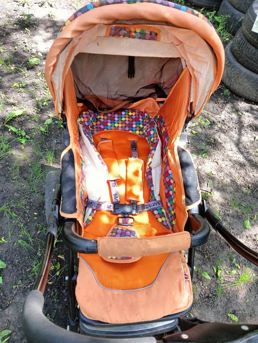 Продам две коляски baciuzzi и peg-perego и детский велосипед
