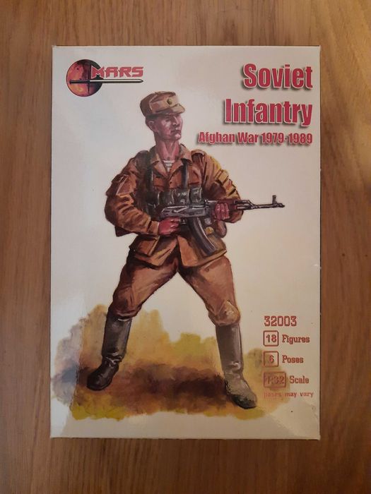 Model figurki Soviet Infantry skala 1/32