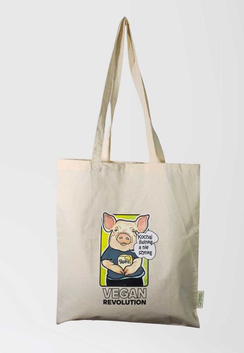 Torba Shopperka ŚWINKA TOFU - Vegan Revolution