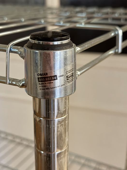 Metalowy regał OMAR Ikea 3 półki