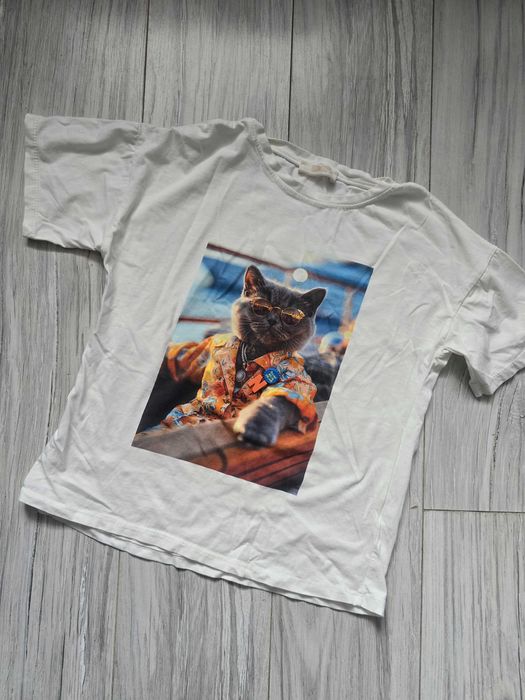T-shirt kot brytyjski