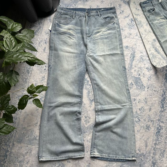 Bootcut blue washed jeans  голубі джинси кльош буткат прямі baggy y2k opium levis 512голубые flared буткат прямые клеш bootcut