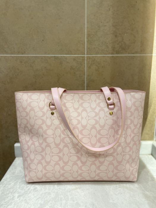 mala tote rosa coach