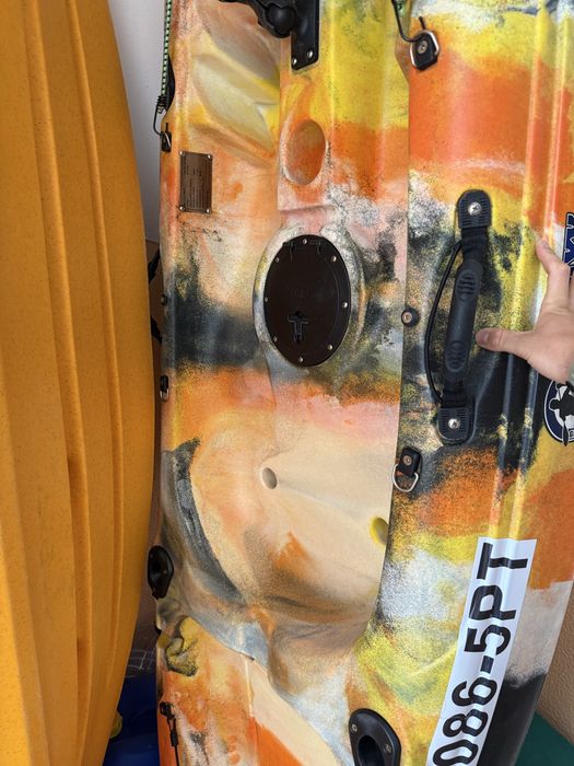 Kayak de pesca completo