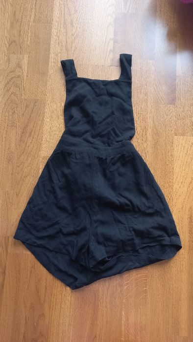 materiałowe ogrodniczki