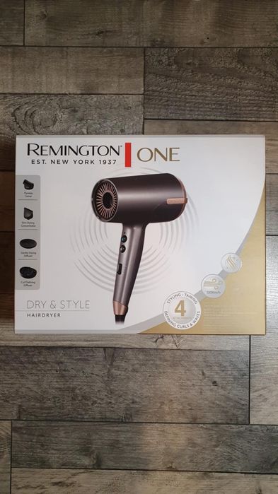 Suszarka do włosów Remington One Dry&Style D6077 jonizacja 2000W NOWA!