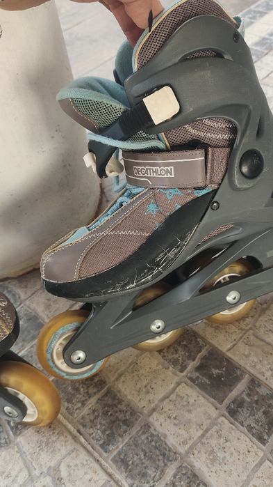 Patins em linha usados.439876002619084803