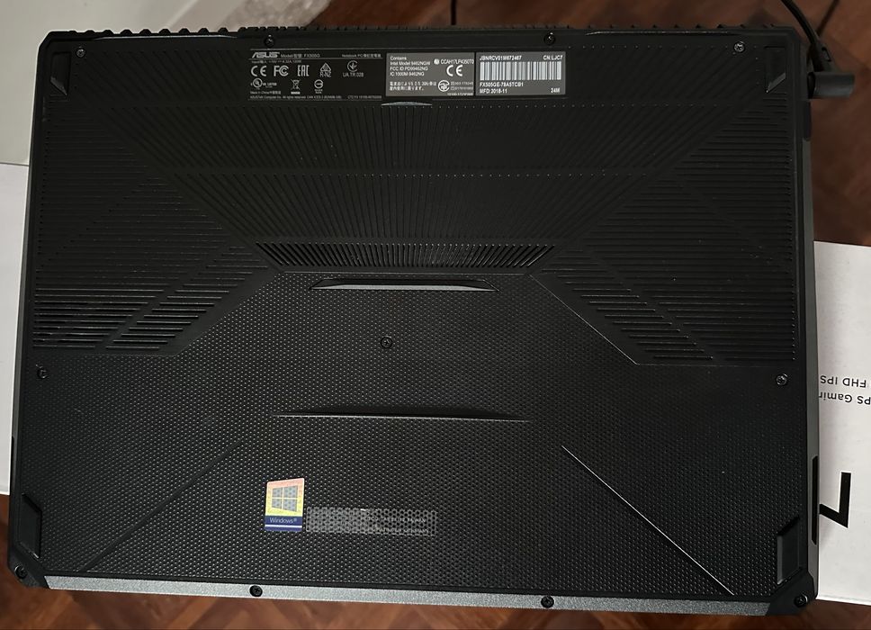 Portátil ASUS TUF Gaming FX505GE i7 16Gb RAM