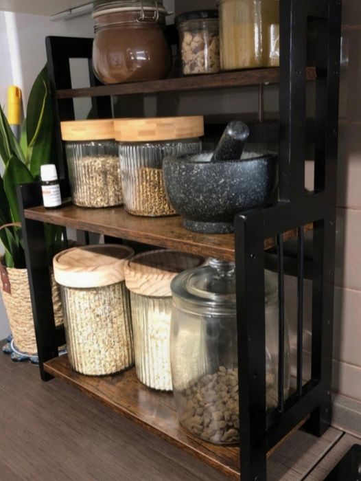 Organizer Na Blat Na Kawę Przyprawy Regał Kuchenny Stojak Do Kuchni ła