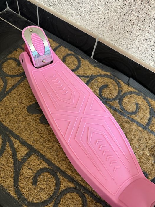 Самокат MaxxPro kids дитячий 3-колісний рожевий LS306, max