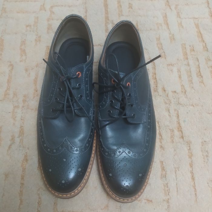 Чоловічі черевики броги з натуральної шкіри