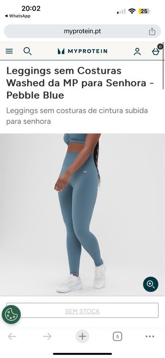 Leggins my protein sem costuras