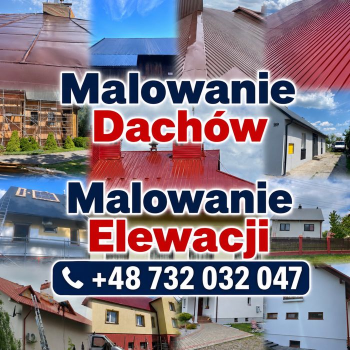 Malowanie dachów Malowanie Elewacji - Podkarpacie