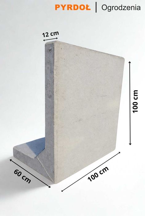 ELKA betonowa ogrodzeniowa L-100