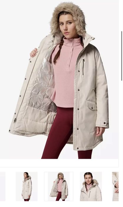 Пальто Columbia жіноче, бежеве, весна/осінь, розмір М