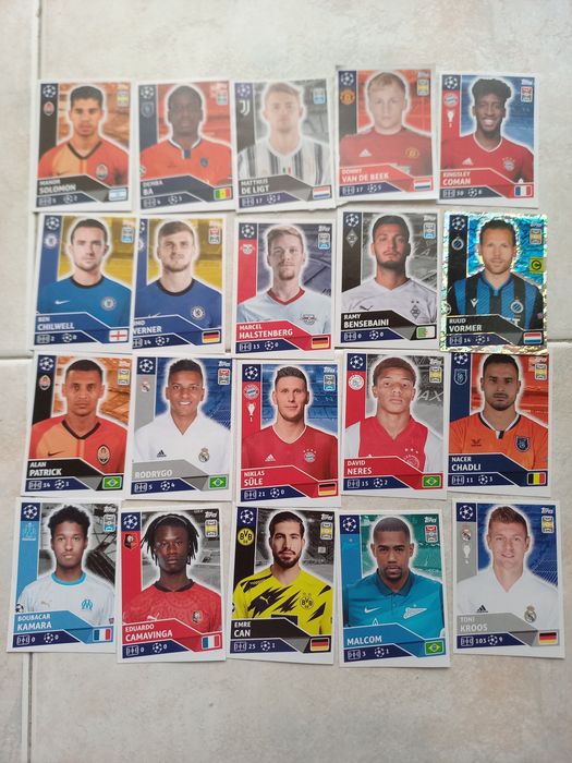 Cromos topps liga dos campeões 20/21