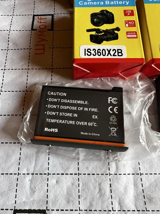 2 шт Аккумулятор Insta 360 One X2 1700mAh IS360X2B