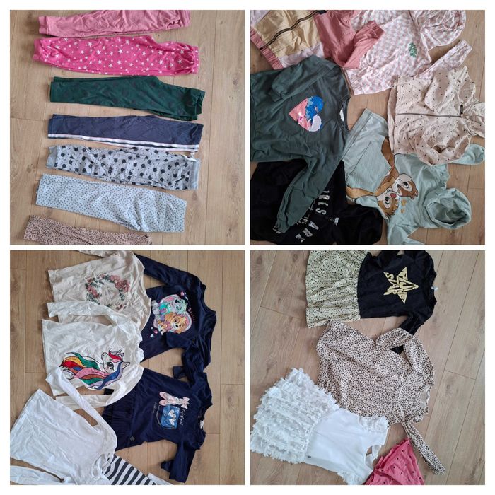 Mega paka 122 i 128 dziewczynka