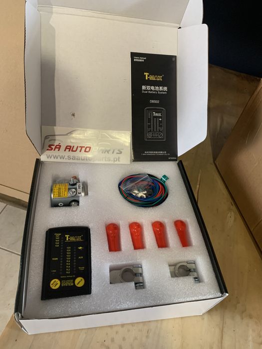 Gestor de Bateria Dupla T-Max com Display Digital