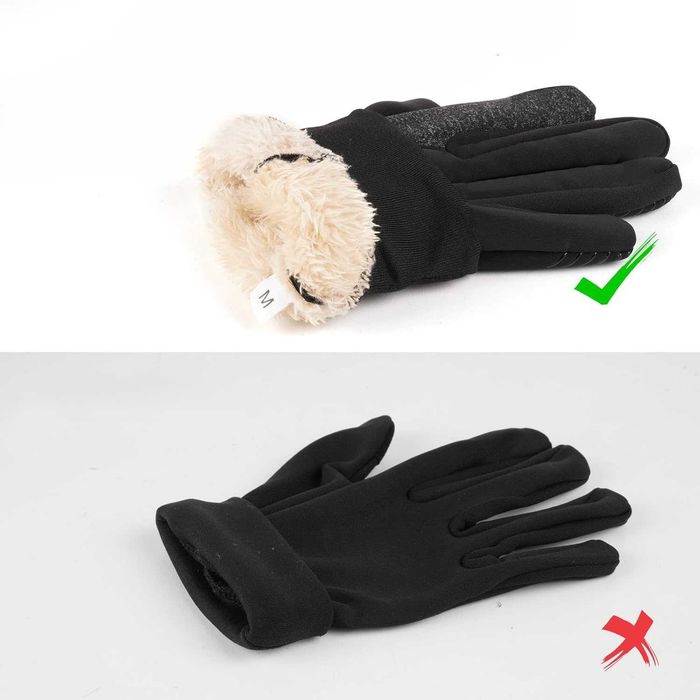 Rękawiczki sportowe zimowe dotykowe do biegania unisex rozmiar S