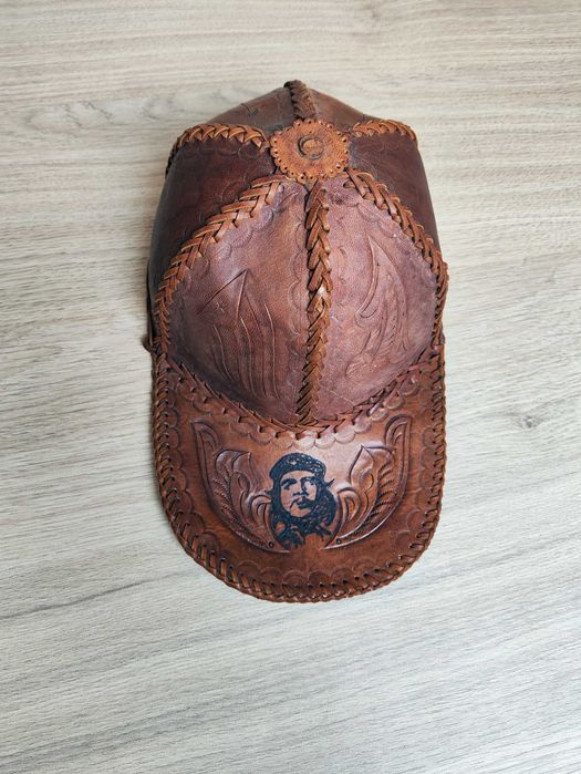 Skórzana czapka z Kuby, strój, przebranie, kostium