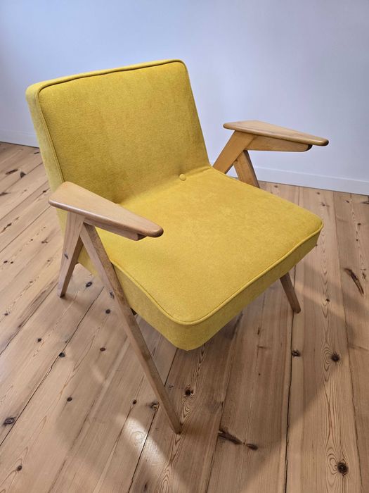 Fotel PRL bunny zajączek Chierowskiego model 300-177