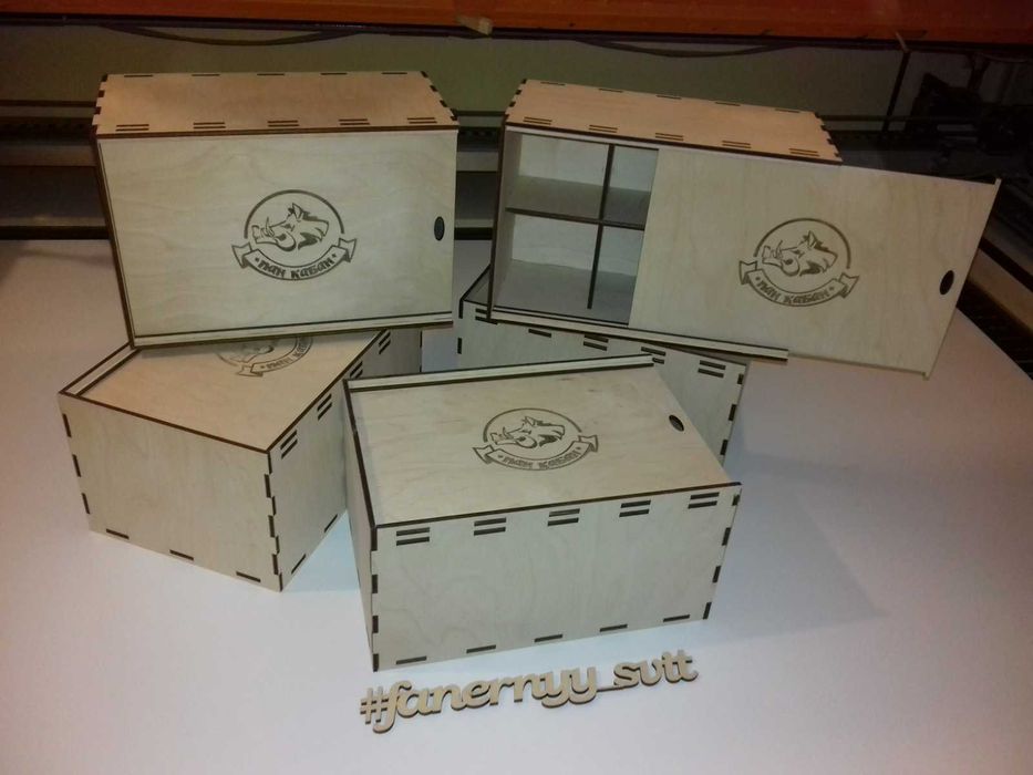 Коробки з фанери / ДВП / Коробки під продукцію / Подарункові коробки