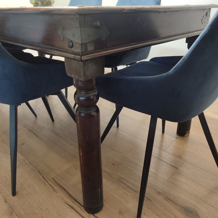 Stół drewno salon jadalnia