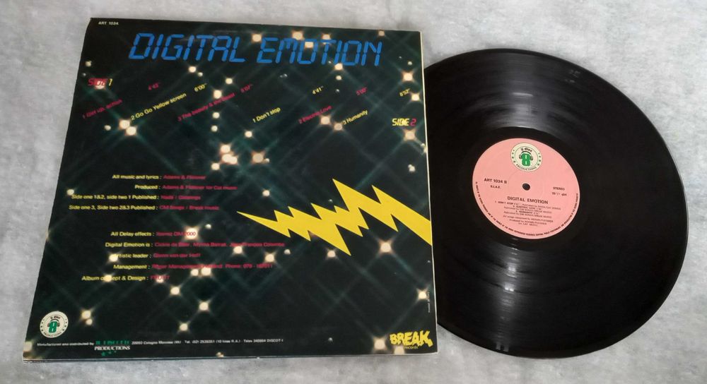Digital Emotion – Digital Emotion LP 1984 Italo-disco