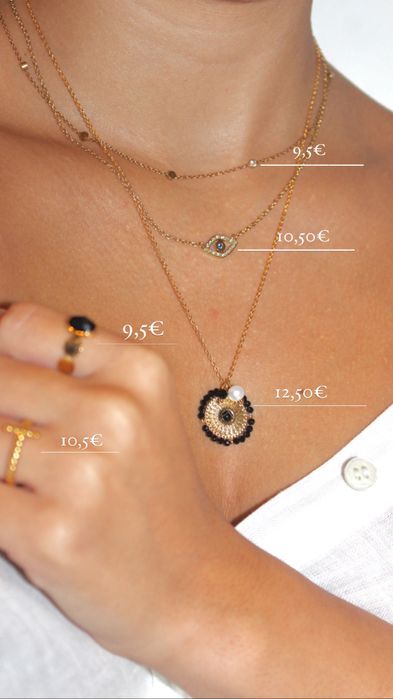 Jóias-52,5€ ou separadamente valor à direita