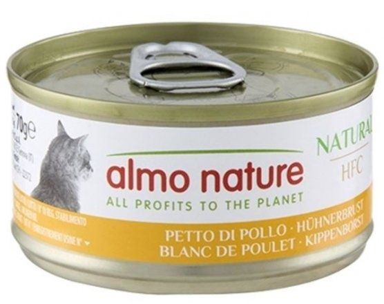 Karma dla kota pasztecik 70g almo  nature