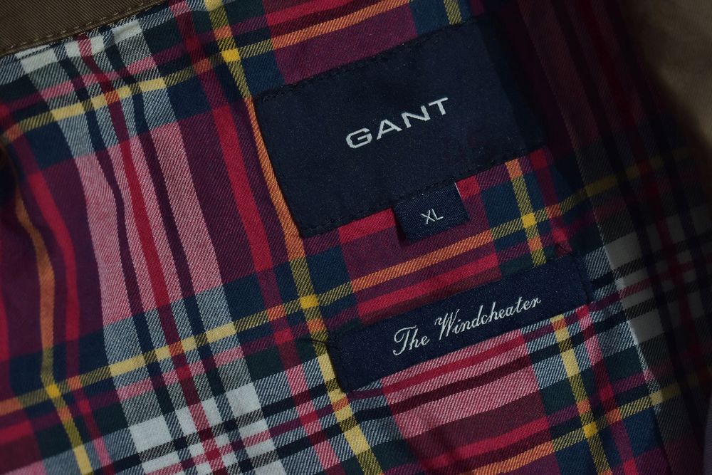 Gant The Windcheater Brązowa Kurtka Męska Harringtonka Xl