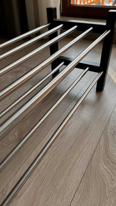 Półka na buty IKEA TJUSIG czarna - stan idealny