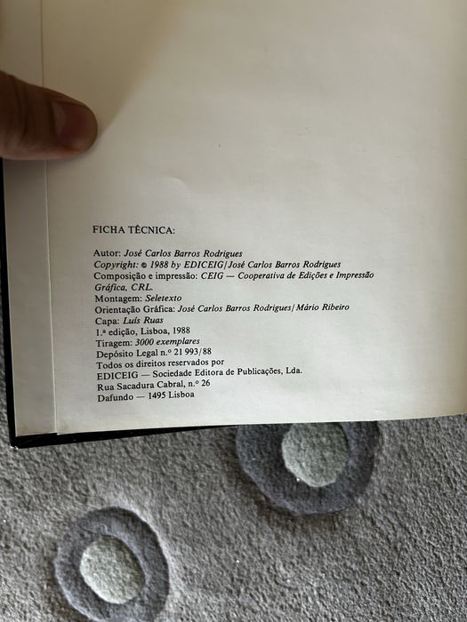 Livro 1º salão automovel do Porto 1988