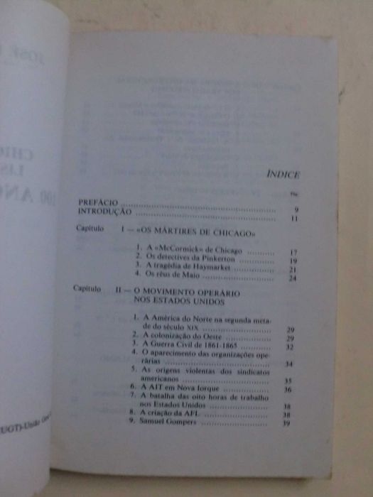 Chicago 1886, Lisboa 1986, 100 Anos Por 1 Dia
de José Brandão