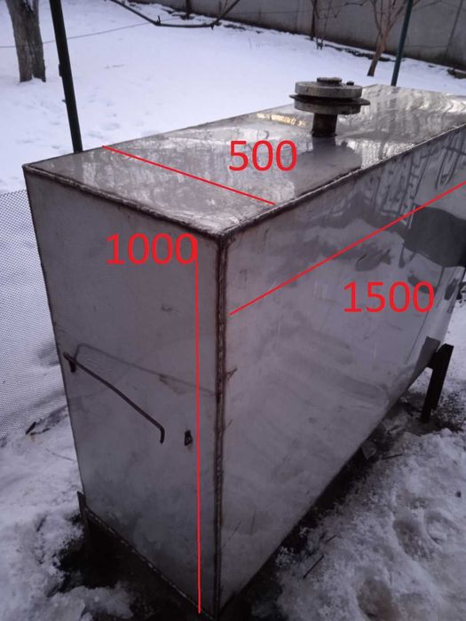 ёмкости, баки нержавейка для воды 220л.