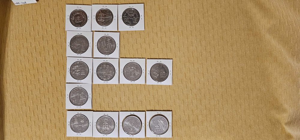 Lote de 18 moedas da República, série dos descobrimentos