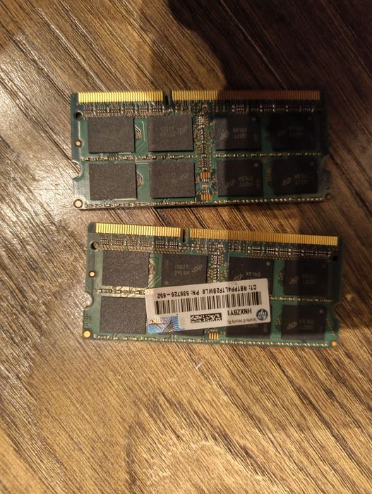 2 kosci ram  HP 4GB DDR3 PC3-10600S
