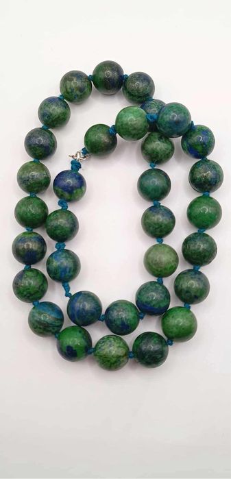Naszyjnik lapis&malachit 2112