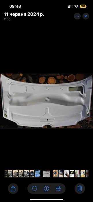 Капот склопластик до Мерседес Спрінтер/ Mercedes Sprinter.