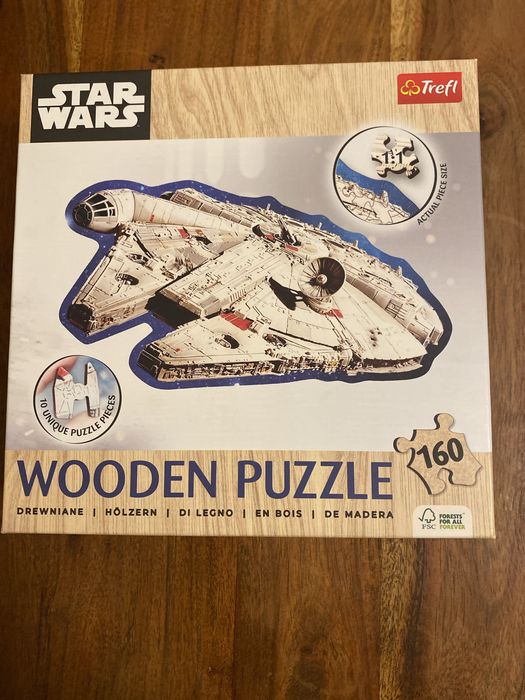 Star Wars puzzle drewniane