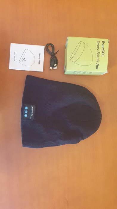 Gorro EverSee Smart Beanie Hat com Bluetooth – Música e Chamadas