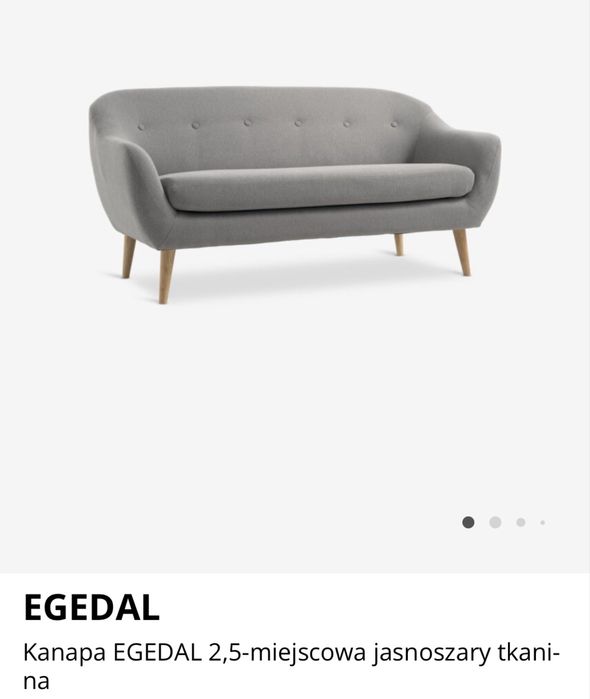 Sofa  wypoczynkowa bez funkcji spania
