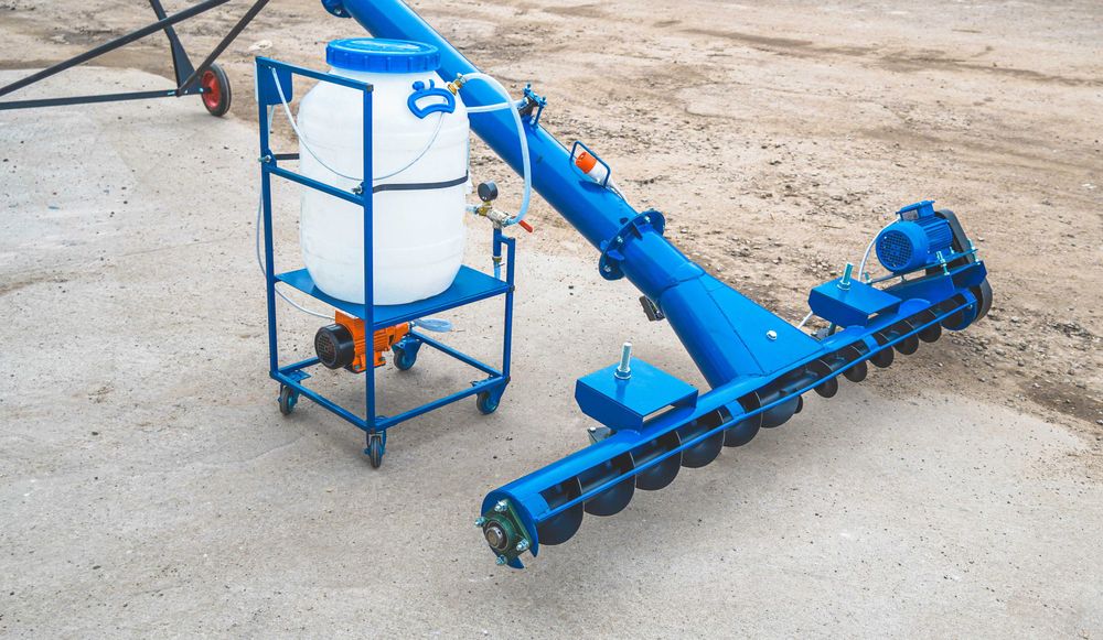 Шнек 219 мм 6 м навантажувач конвеєр для зерна кукурудзи сої соняшника транспортер зерновий