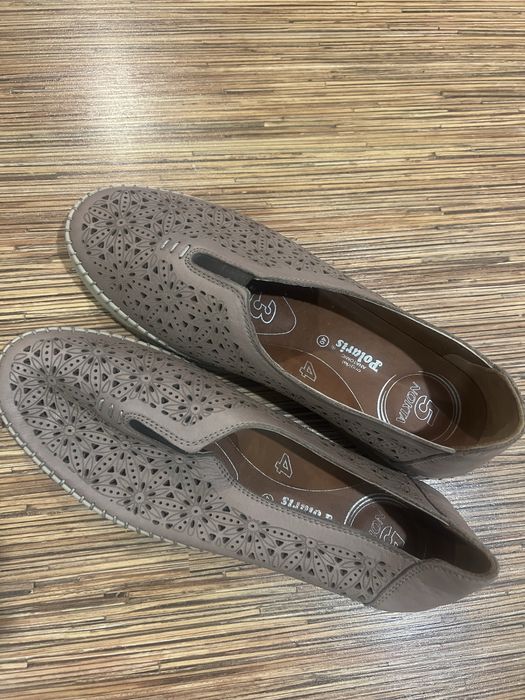 Женские балетки. Кожа