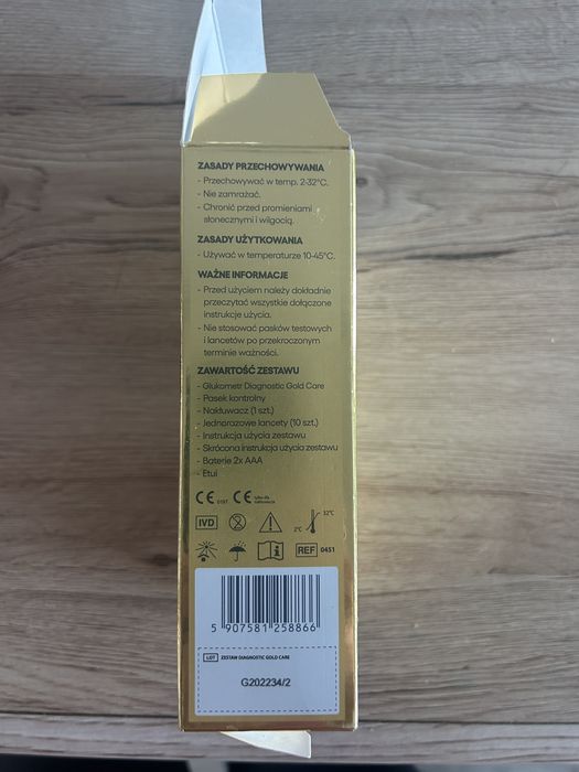 Zestaw od mierzenia poziomu glukozy