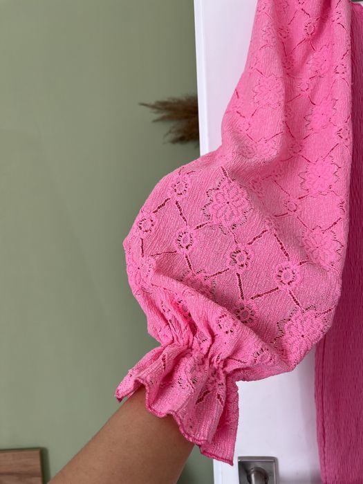 Nowa rozowa sukienka mini barbie tuba Bubbleroom 36s