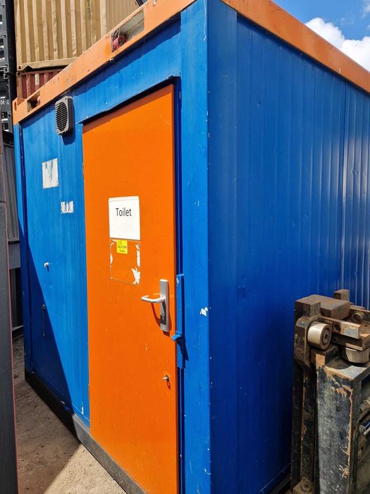 Kontener socjalny sanitarny 3x2,5m WC zaplecze na budowę i eventy